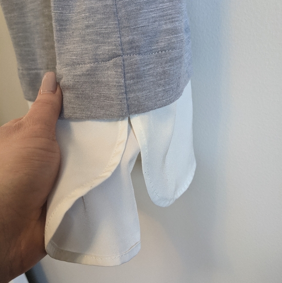 J.Crew XS Sleeveless top. Faux layered look. - Picture 5 of 5